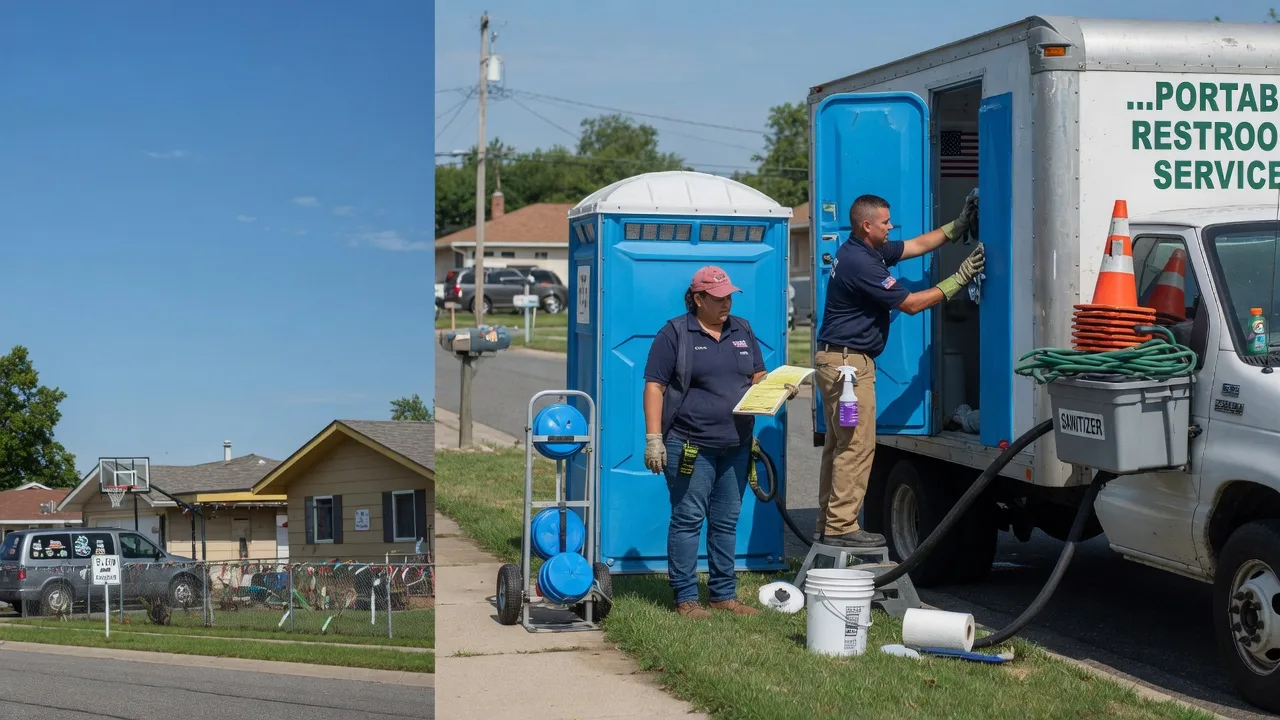 Portable Toilet Rental in Shobonier, IL near me